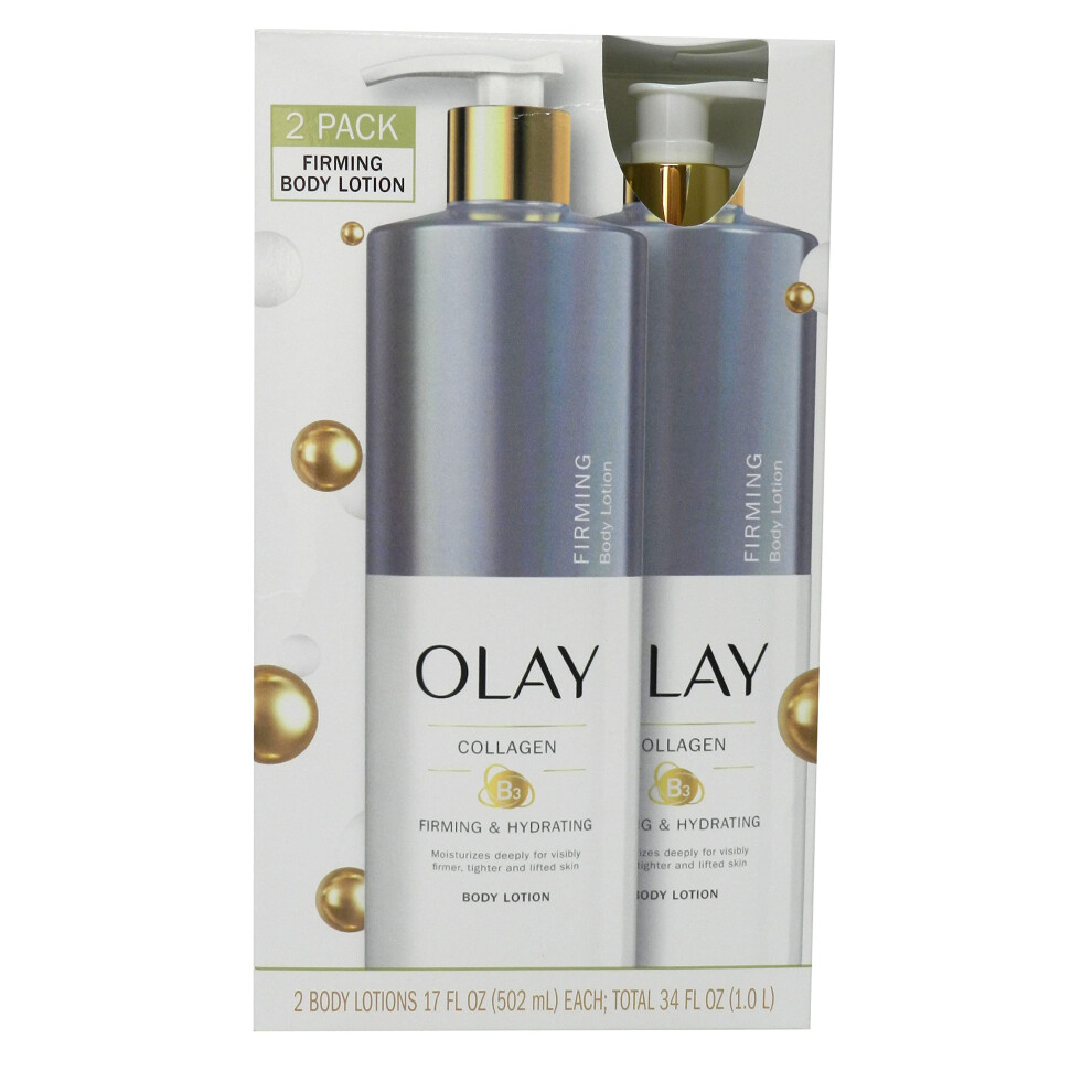 Olijf Olay Collagen, B3 Firming And Hydrating Body Lotion 2Pk