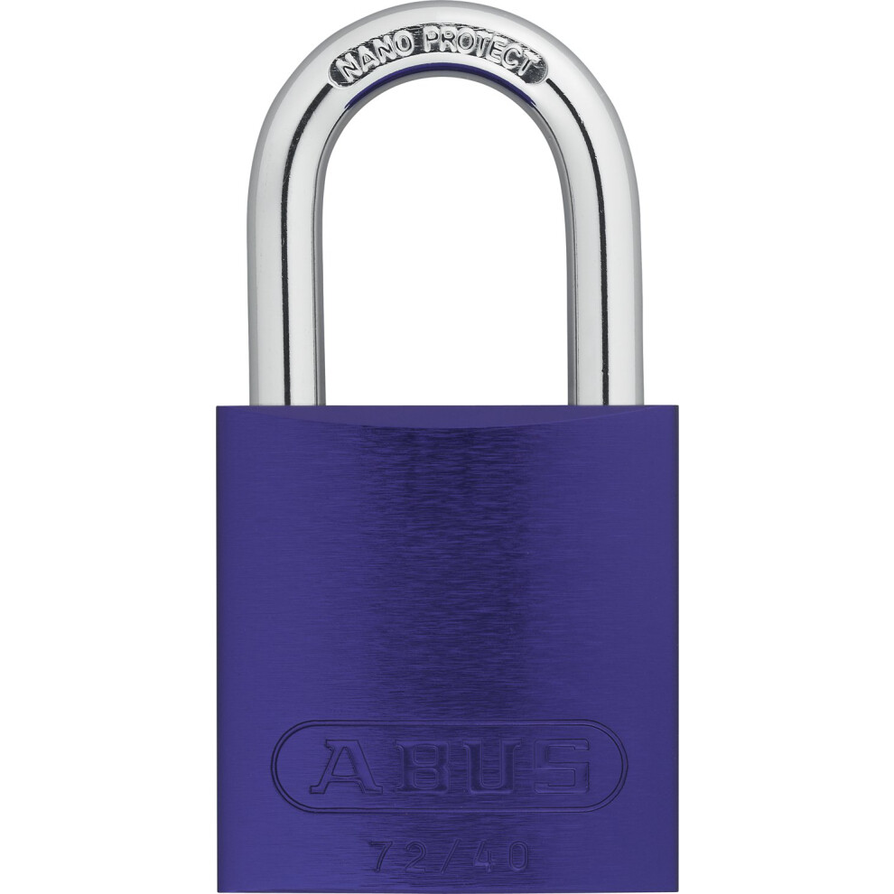 ABUS Purple 72/40 Lockout Tagout Padlock w/ 1"" Shackle  Single Padloc-image-OPC-PFMQQND-NEW