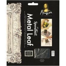 Speedball Mona Lisa Composition Metal Leaf Silver 25 Sheets