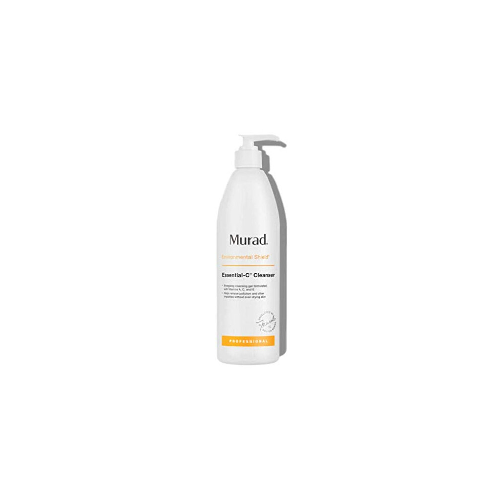 Murad Environmental Shield Essential-C Cleanser - Anti-Aging Vitamin C Cleanser - Energizing, Antioxidant Facial Cleanser, Jumbo Size 16.9 Fl Oz