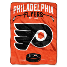 Northwest NHL Philadelphia Flyers Raschel-?berwurfdecke, Unisex, f?r Erwachsene, 152,4 x 203,2 cm, inspiriert