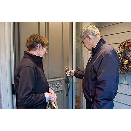 KIDDE Kidde AccessPoint 001170 KeySafe Original Slimline Push Button Combination Permanent Key Lock Box 2-Key Titanium Gray 1
