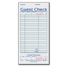 Adams SA540A gastencheque met strookje (50 cheques per blok)