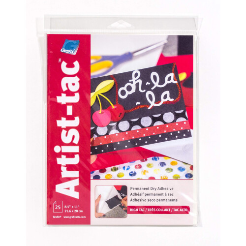 Grafix Paper Artist-Tac-8,5"" x 11"" 25/Pkg