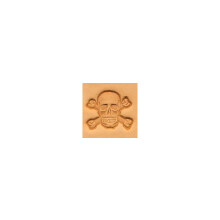 Tandy Leather Skull & Crossbones Craftool? 3-D Stamp 8547-00
