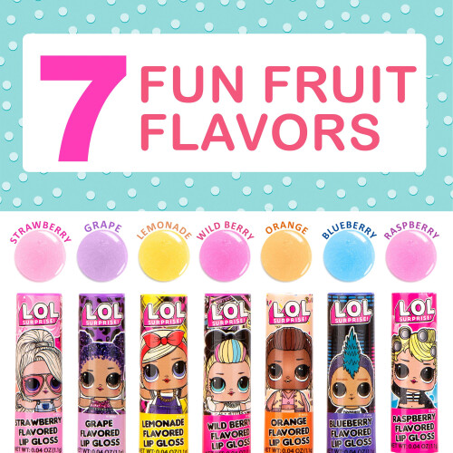 LOL Surprise 7er-Pack Lipgloss f?r M?dchen, Lol Lipgloss 2