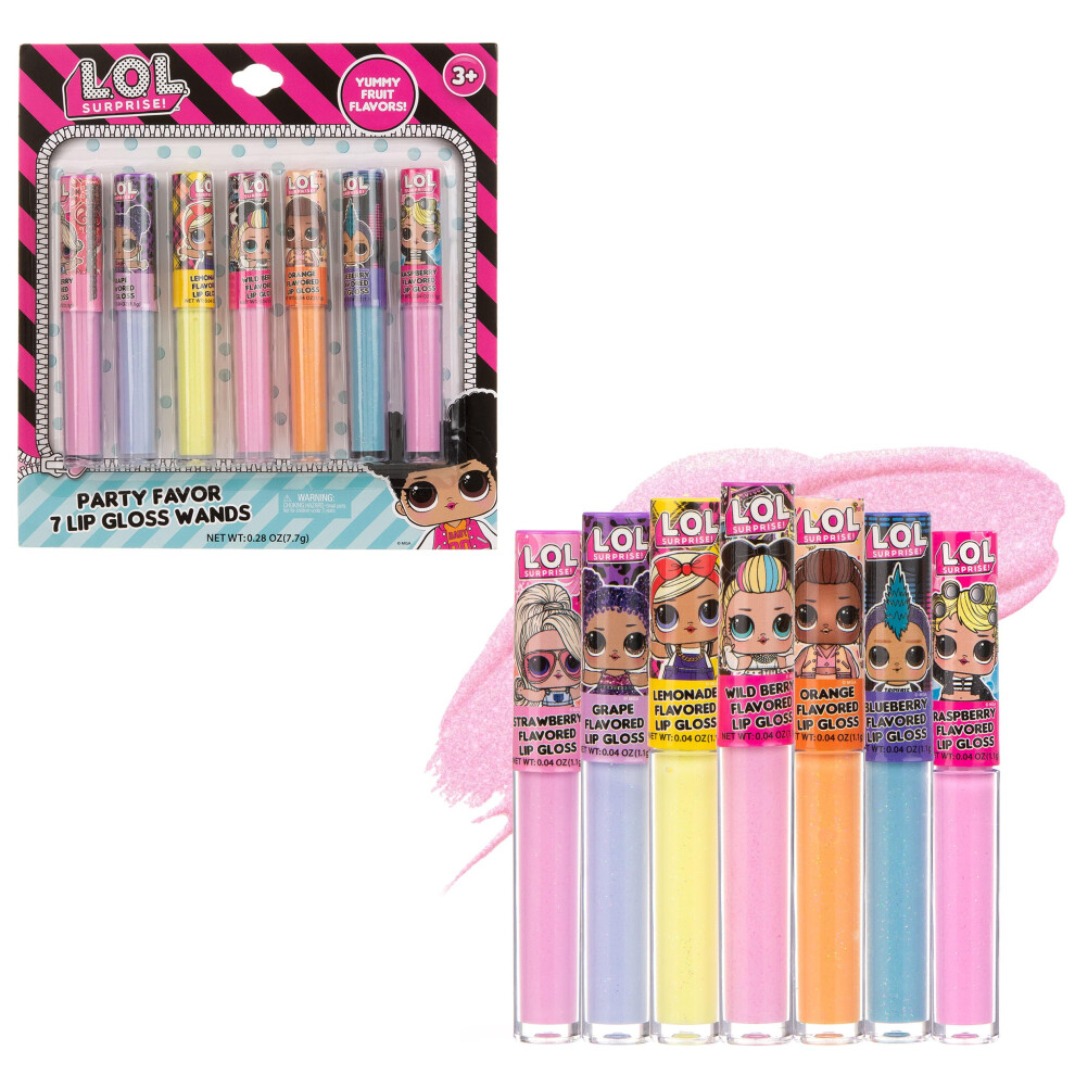 L.O.L Surprise 7-Pack Lip Gloss for Girls, Lol Lip Gloss-image-OPC-PDTT6CS-NEW