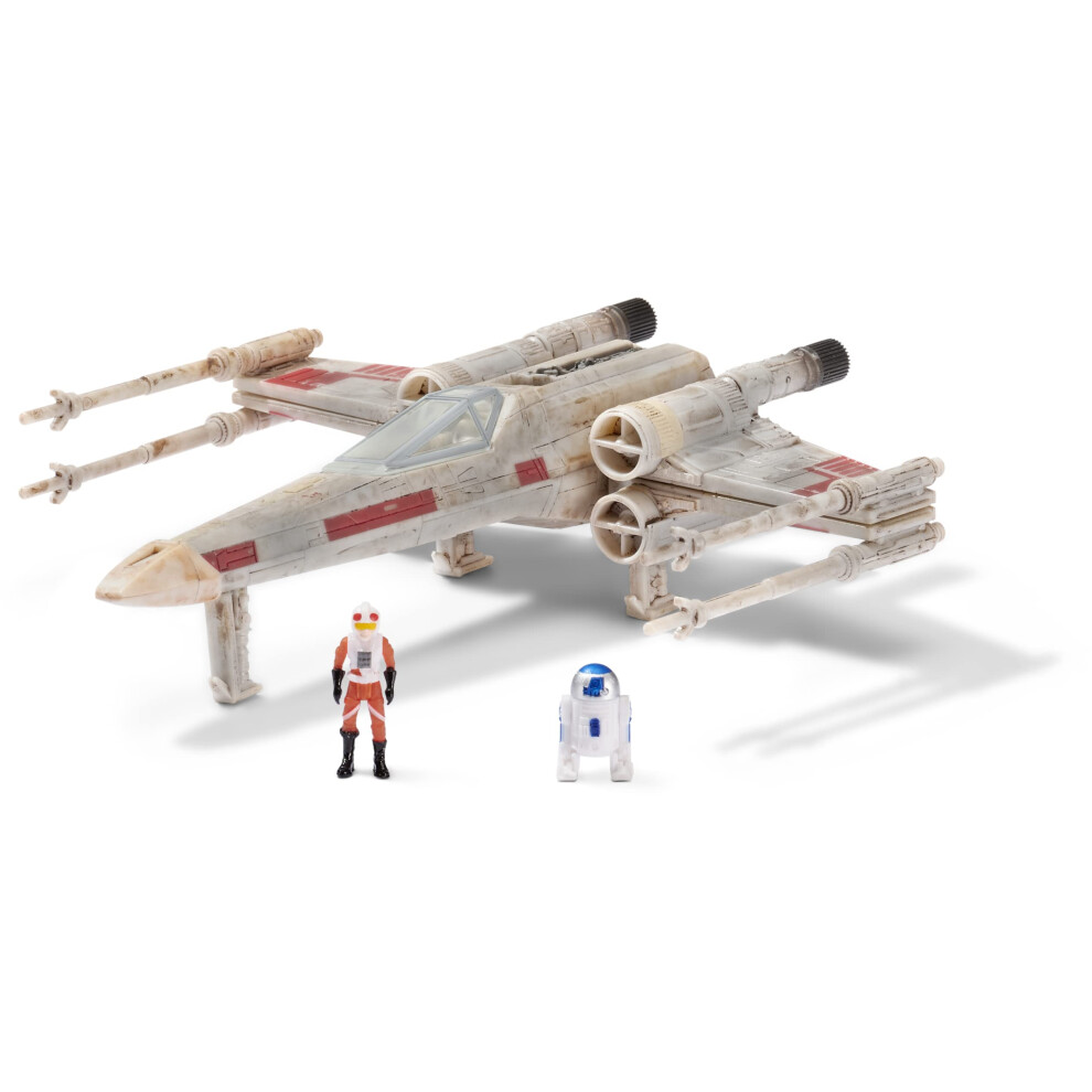 Star Wars Veicolo Da Caccia Stellare X-Wing Da 5 Pollici Con Luke Skywalker E R2-D-image