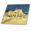 3drose ct_128147_1 A rua da casa amarela de Vincent van Gogh Cer   mica Tile de 4 polegadas 1