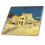 3drose ct_128147_1 A rua da casa amarela de Vincent van Gogh Cer   mica Tile de 4 polegadas 2