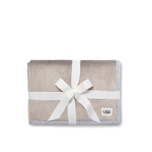 UGG Duffield Throw II Decke – Plüschig, ultraweich, Seal Heather – Unisex-Decke fürs Wohnzimmer