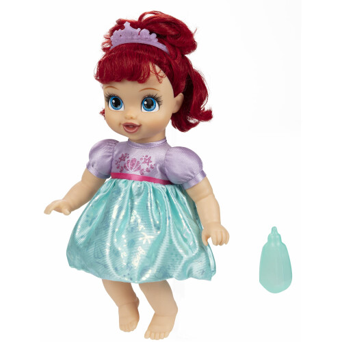 Disney Princess Ariel Baby Doll con biberon e tiara 2