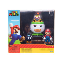 Super Mario 410314 Action Figures Mario and Bowser