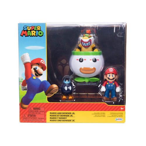 Super Mario Super Mario 410314 Action Figures  Mario and Bowser