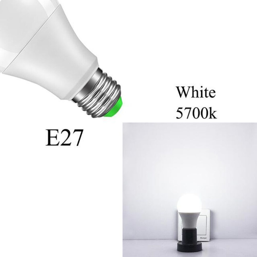 (white, 5W E27) Led Sensor Bulb E27 5w 9w 12w Dusk To Dawn Smart Lamp Bulb Ac85v-265v Day Night Light Auto On/off For Stair Hallway Pathway