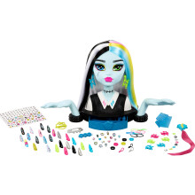 Monster High Frankie Stein Doll Head for Hair Styling with 65+ Accesso