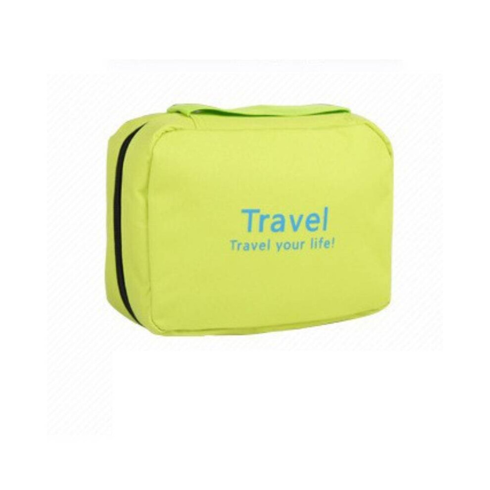 (Green) Hook Type Toiletry Bag Large Capacity Portable Travel Storage Stylish Simple And-image-OPC-PG28JD8-NEW
