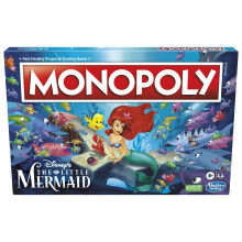 Monopoly Disney La Petite Sir?ne ?dition - Jeu de Soci?t? 2-6 Joueurs, 8 Ans et Plus, Tokens Th?matiques, Exclusivit? Amazon