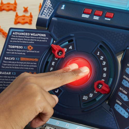Hasbro Gaming Electronic Battleship Reloaded Board Game | Naval Combat 2
