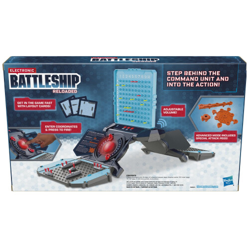 Hasbro Gaming Electronic Battleship Reloaded Board Game | Naval Combat 1