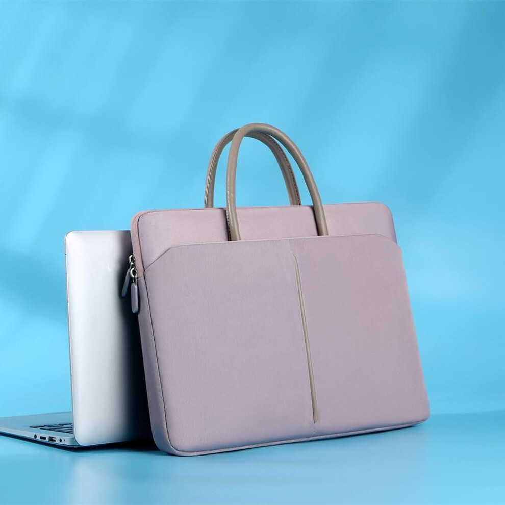 (pink, For 14.1 inch) Laptop Bag Women 13.3 14 15 15.6 Inch Handbag Computer Sleeve Cover For Xiaomi Huawei Hp Lenovo Macbook Air Pro 13 Notebook Case