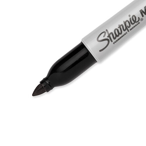 Sharpie Μίνι Μαρκαδόροι Sharpie Μόνιμοι, Λεπτή Μύτη, Μαύρο, 72-Πακέτο 1