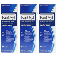 PanOxyl Stiefel 10% Akne Skummande Ansiktstvätt 5,5 oz – Bensoylperoxid Akne-rengöringsmedel