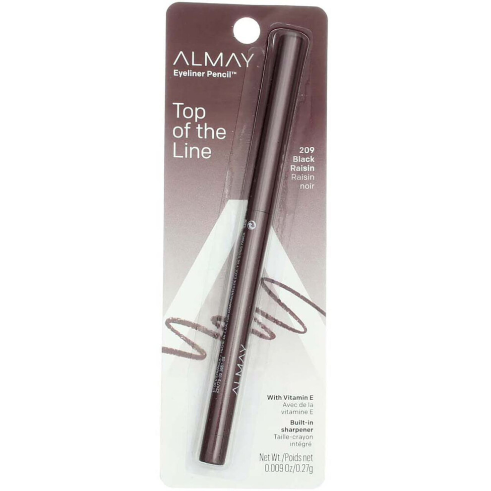 Almayo Almay Intense I-Color Liner, Raisin 209], 0009 Oz, Pencil Black