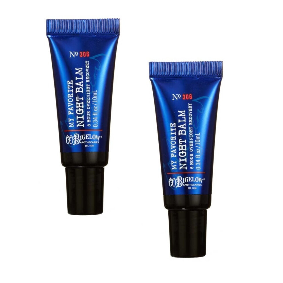 C.o. Bigelow 2 Pack My Favorite Night Balm Lip Treatment. 0.34 Oz