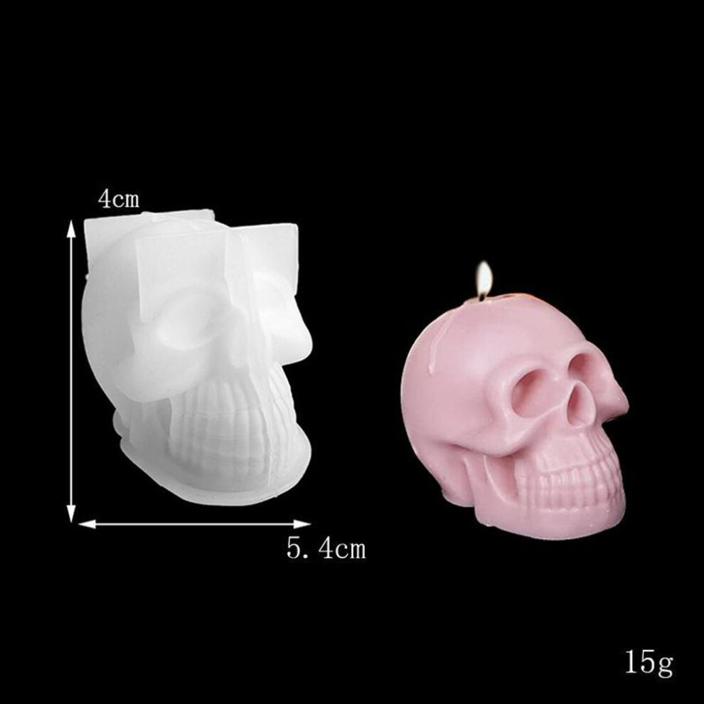 (S) 3D Large Skull Cake Baking Mould Candle Moulds Silicone Mold Ice Cube Crystal Jewelry Maker Mold For Home Decoration
