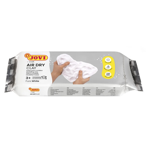 Jovi Air Dry Modeling Clay; 2.2 Wit 1