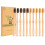 Goaycer Bamboo Toothbrush Medium Bristle  10Pcs Biodegradable Bulk Woo 1
