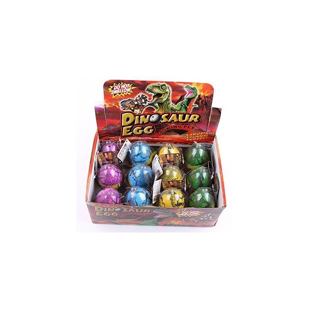 Gracesdawn Confezione Da 12 Uova Di Dinosauro Magiche E Carine, Uova Di Dinosauro In Crescita, Aggiungi Acqua, Regalo Per Bambini, Giocattolo Gon-image