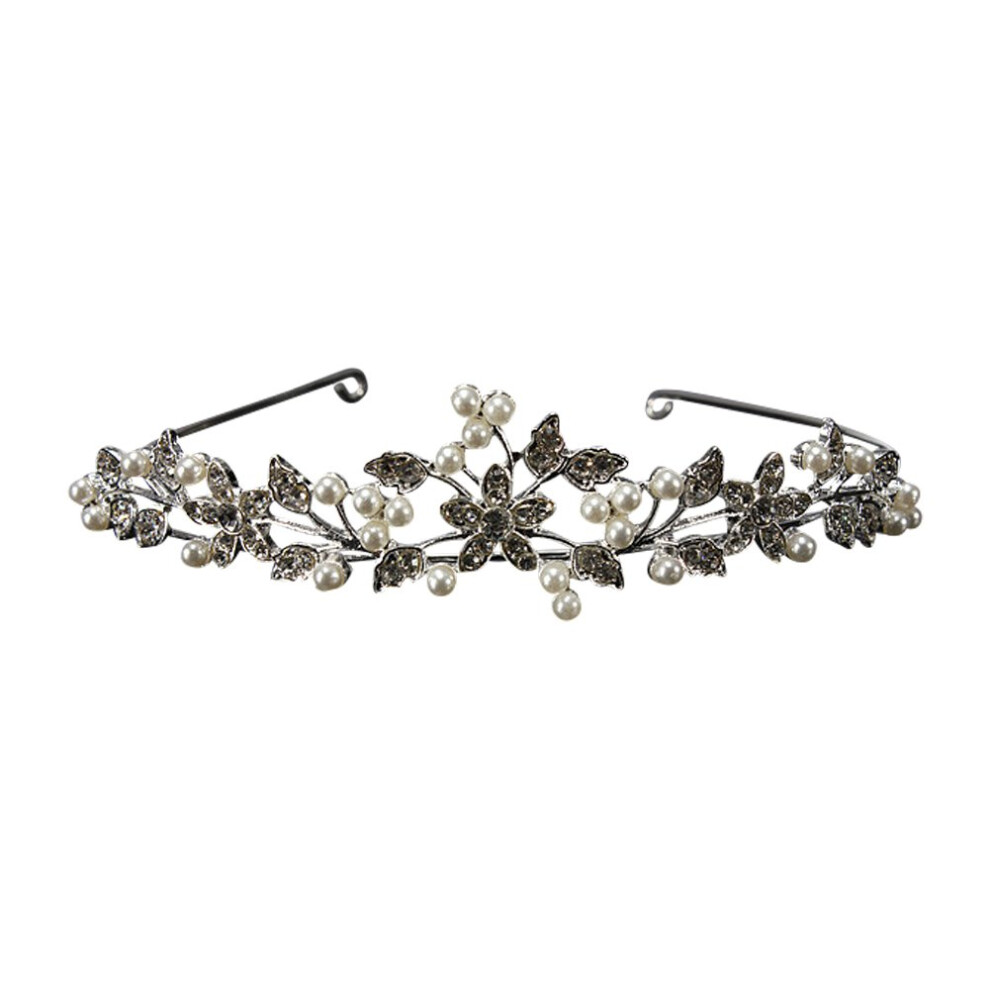Boutique Ginger Wedding Bridal Wedding Tiara Perles et Cristaux Couronne Promo Party 4599