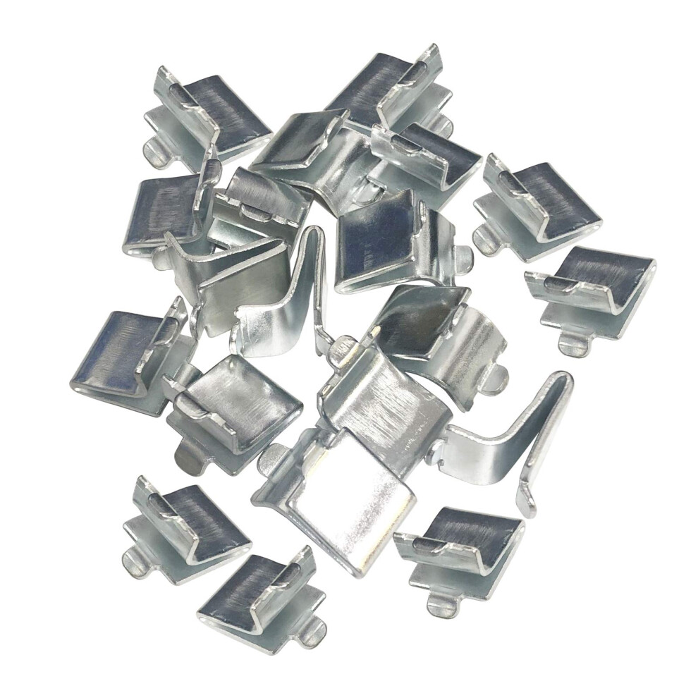 Adjustable Steel Pilaster Shelf Support Clip -20 Pieces 610452190039