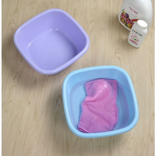 Disney Doryh 12 Quart Plastic Vierkante Wastafel Set van 3 1
