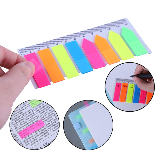 Antner A6 Αναλώσιμα Χαρτιά 3 Πακέτα 45PCS, 2 Πακέτα 160PCS Neon Sticky Tabs 2