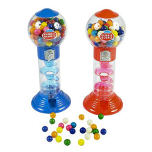 The Dreidel Company Spiral Fun Gumball Bank 10.5"" Inches Tall Assort