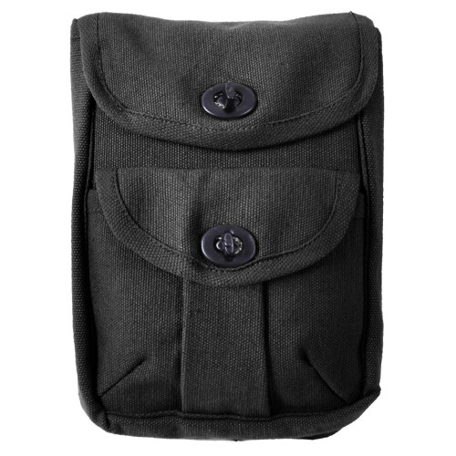 Rothco Black 2-Pocket Ammo Pouch
