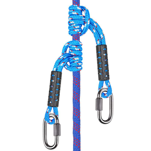 BeneLabel Poseidon Series Sewn Prusik Loops Corde, Sicurezza, 19", Diametro 2/5", Confezione da 2, Blu
