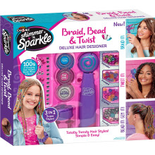 Cr?ateur de cheveux de luxe Cra-Z-Art Shimmer n Sparkle Braid Bead and Twist