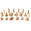Ensemble de 19 solides g?om?triques en bois Learning Resources LER4298 2