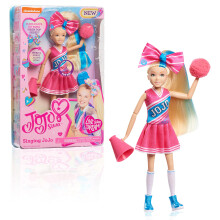 JoJo Siwa 10 Inch Singing Doll Sings High Top Shoes Pink Cheerleading Outfit and Accessories Kids Toys for Ages 6Up by Just Play