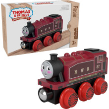 Thomas & Friends Wooden Railway Toin Train Rosie Push-Along Motor para crian as e crian as em idade pr -escolar com mais de 2 anos (exclusiva da