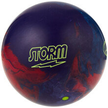 Bola de bolos Storm Phaze II roja, azul y morada de 15 lb