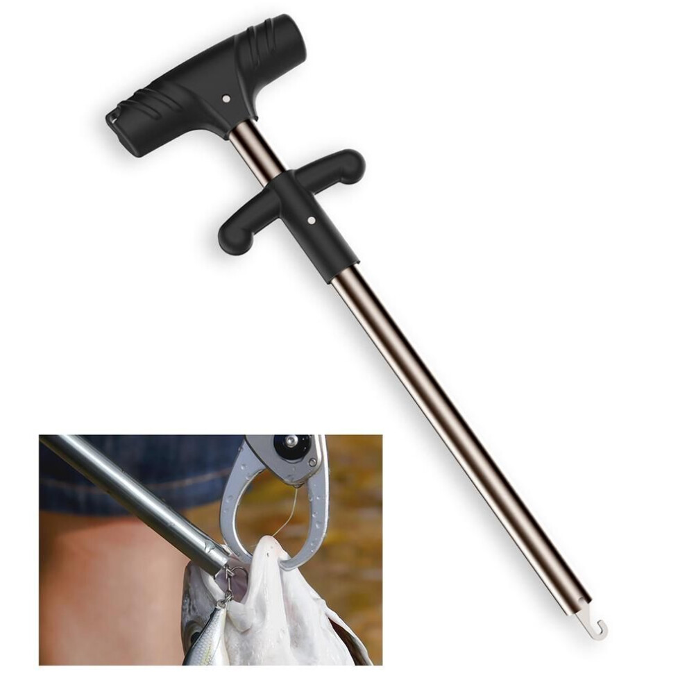 (black) Fishing Hook Remover With Squeeze Puller Handle Fishing Hook Extractor Puller Fish Hook Tool