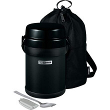 Zojirushi SL-JBE14BZ Mr. Bento RVS Lunch Jar 41 Oz Carbon Zwart