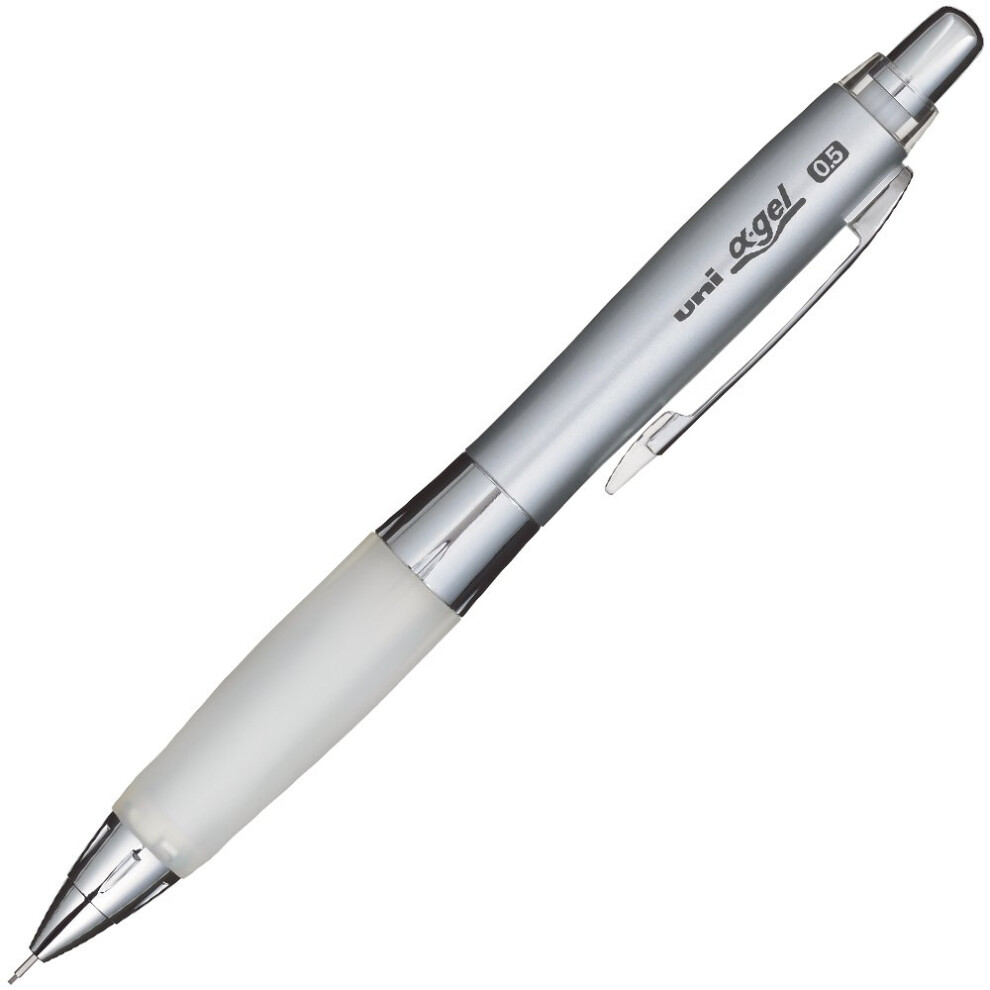 uni Alpha-Gel Shaker Mechanical Pencil - White/Soft Grip 0.5mm (M5617GG1P.1)