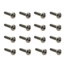 MOEBULB 16 Stck/Set Diebstahlsicherungsschrauben ersetzen Ford FL3Z-9928408-AB LKW-Ladeflchen-Frachtspannhalterungen fr Ford 20152018 F150 F250 F