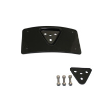 Custom Dynamics CD-PFM-B Nummernschildhalterung (glnzender schwarzer Radius fr Harley-Davidson-Modelle von 19842016)